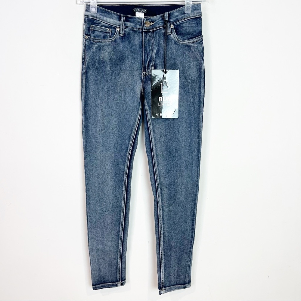 VENUS Women's Skinny Jeans - Medium Blue Wash